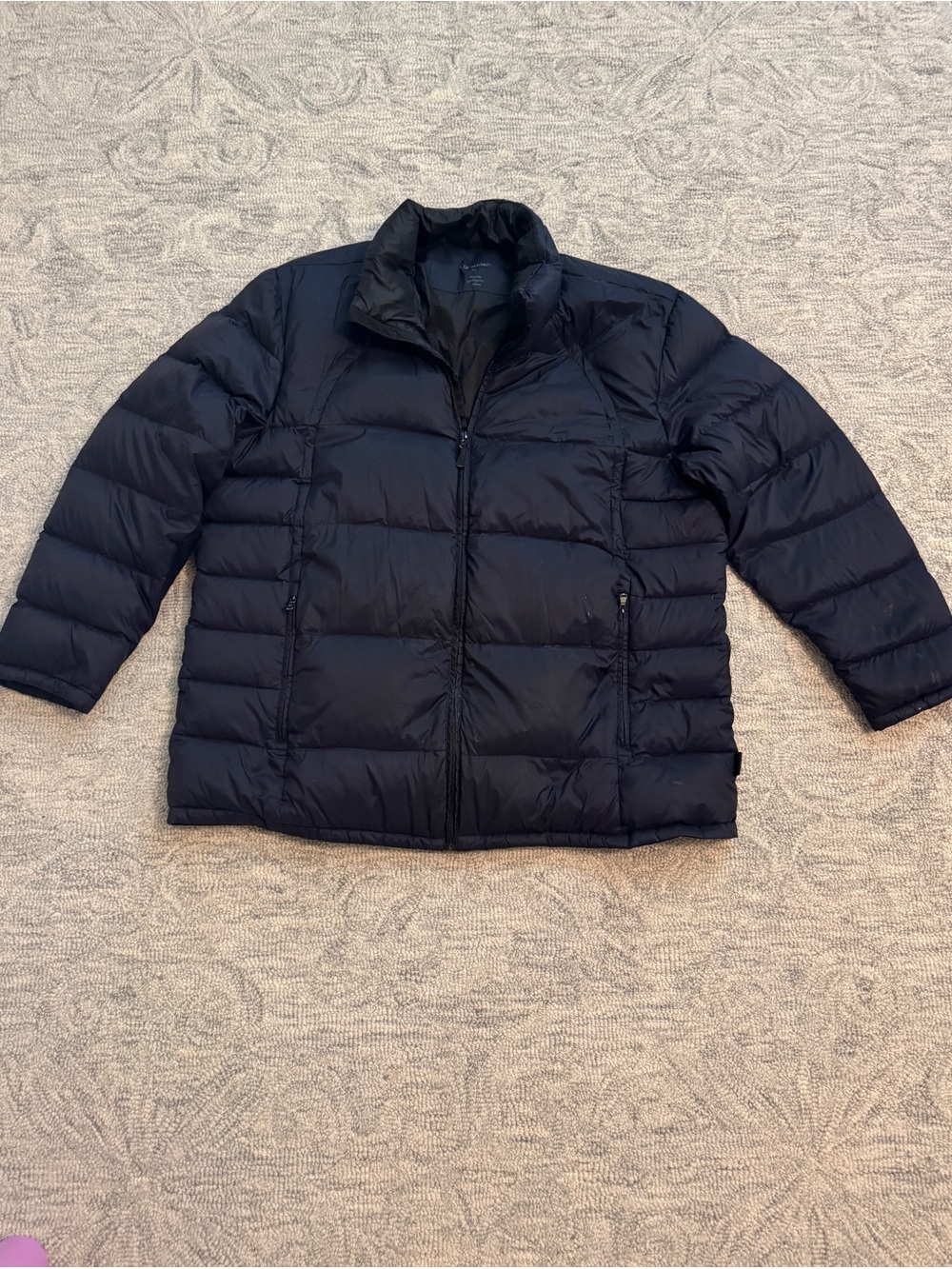 Calvin Klein Navy Quilted Down Puffer Jacket  size XL
